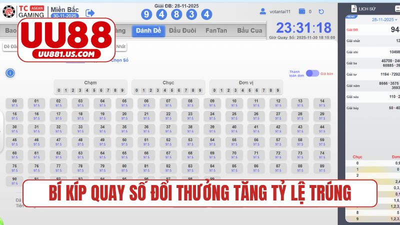 Bí kíp quay số đổi thưởng tăng tỷ lệ trúng