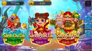 Các phòng chơi và vũ khí đặc biệt trong Tam Tiên Cắt Cá